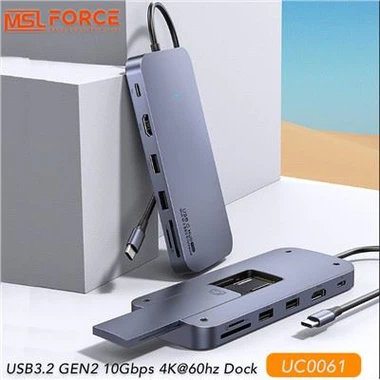 Infiniti Pro USB3.2 GEN2 Dock 4K60HZ 10Gbps M.2 kryt pro MacBook Pro