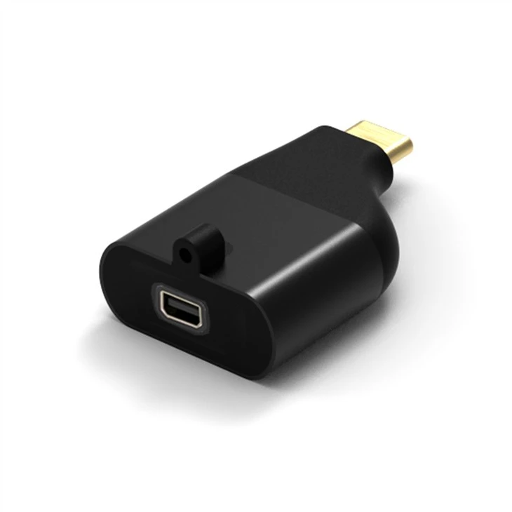 USB C Thunderbolt 3 2 Mini DisplayPort 4k adaptér s klíčicí