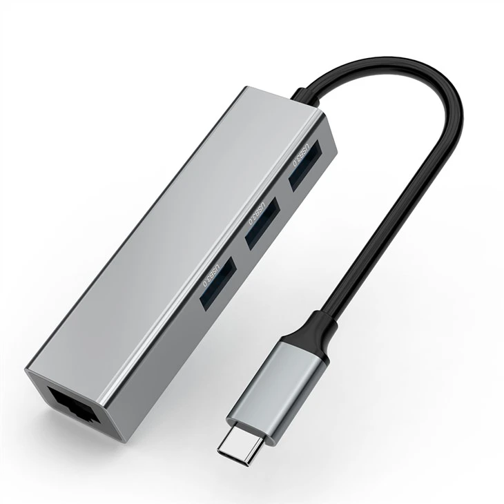 USB TYP C HUB S adaptérem Ethernet